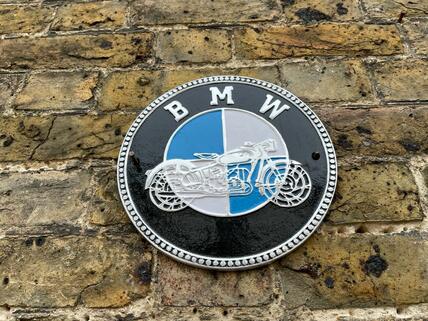 BMW Motorcycles Sign - Aluminium - Cast Iron Wholesale